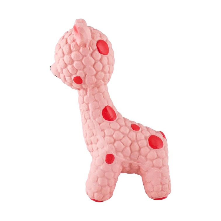 Latex Squeaky Toy Pink Deer Suitable for Medium Dogs 3