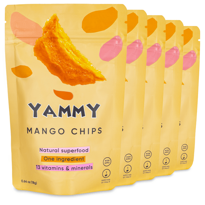Dried Mango Chips 1 Ingredient Snack 18g*5bags