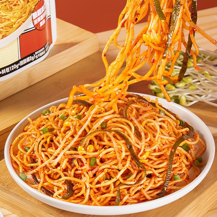 Jeunesse インスタントリー YNYM Cool Noodles ,Sweet and Sour Flavor , 7.5 oz【 Yami Exclusive