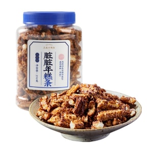 Dried rice cakes, flowering brown sugar dirty rice cake strips popcorn puffed snacks snacks Ningbo specialty 250g