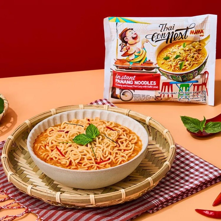 MAMA Thai Connext Instant Panang Noodles - Creamy And Sweet Thai