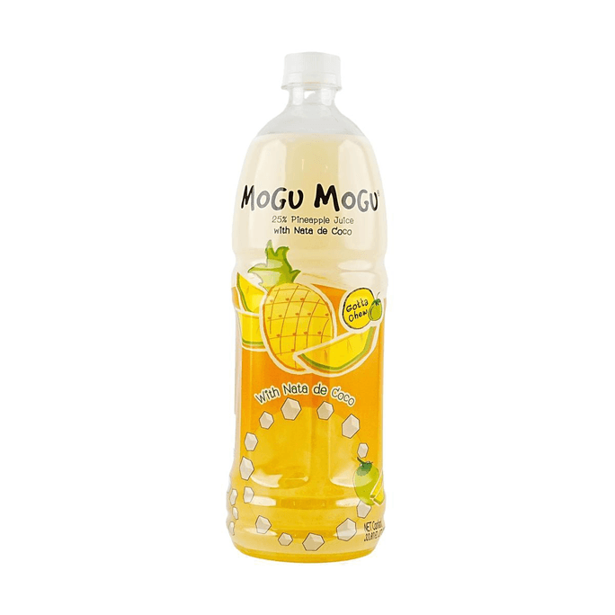 泰國MOGU MOGU魔谷 鳳梨椰果汁 1L