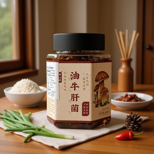 致山野 油牛肝菌 瓶装 280g【菌香浓郁 拌饭拌面绝配!】【云南风味】