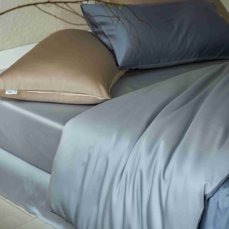 [중국 직배송] 자장가 봄 깊은 바다처럼 진미안 침대 3종세트(베개*1+시트*1+이불커버*1) 사계절 침구 필수 침대 시트 및 가정용 이불커버 징샤 트윈 사이즈 3