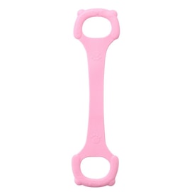 Pull Back Open Shoulder Yoga Elastic Strap Back Enlargement Slim Legs Stretch Pink