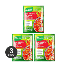 Hong Kong Style Hot & Sour Soup Mix, 3 Servings, 1.6oz *3【3 Packs】