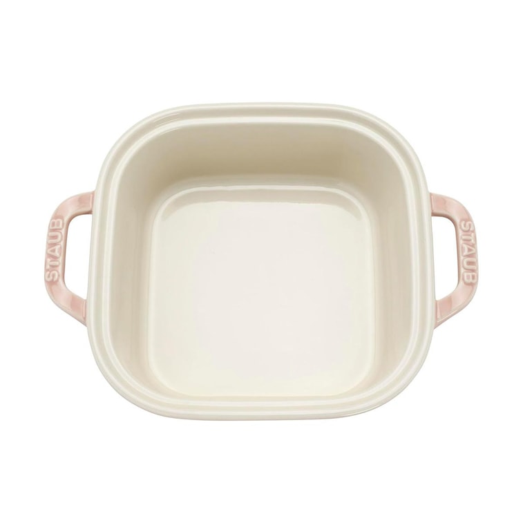 세라믹 베이킹 접시 세트, 4개, 마카롱 혼합 베이킹 접시 세트, 라이트 핑크 7