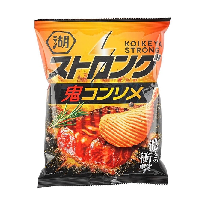 日本KOIKEYA湖池屋 厚切薯片 牛肉浓汤味 55g