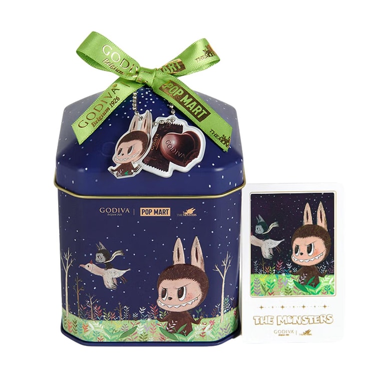 Godiva x Labubu Classic Master Series,Dark Chocolate Gift Box, 2.64 oz [Limited Edition Collaboration] 3