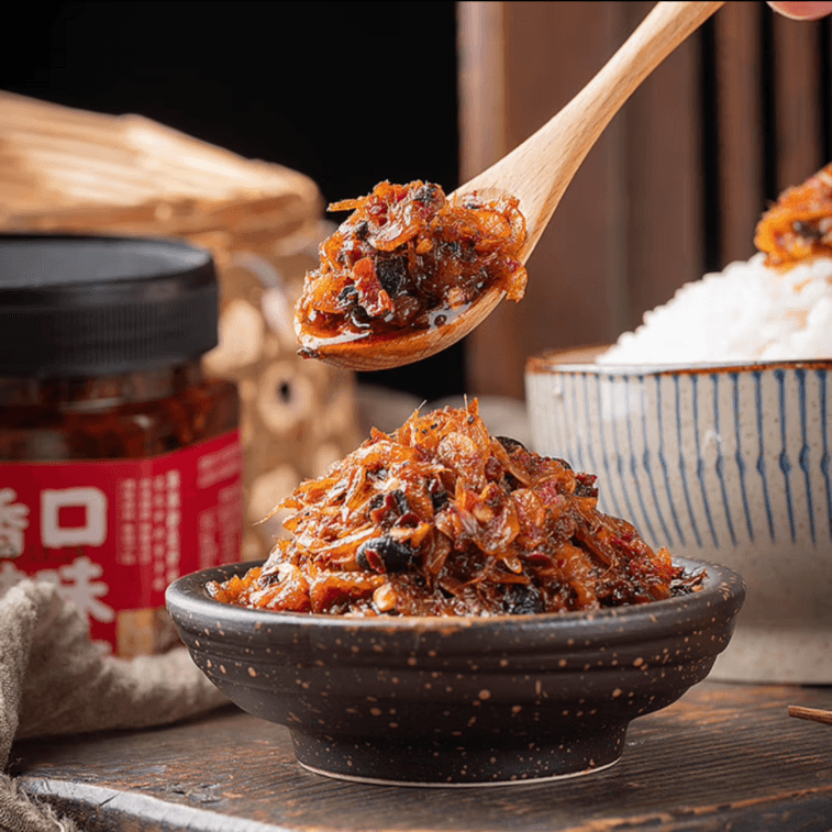 【中国直送】雲山班 ピリ辛エビペースト 湖南名物 風味小エビペースト ライスソース 268g 6