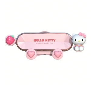 【香港直送】 日本 SANRIO 手機支架 Hello Kitty 士多啤梨款 1個 附防滑矽膠條 可調角度
