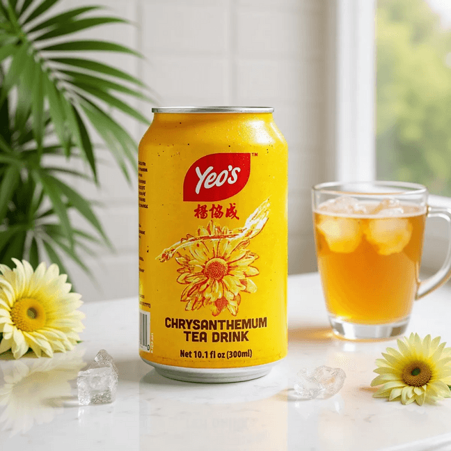 新加坡YEO'S杨协成 无添加菊花茶饮料 罐装 300ml