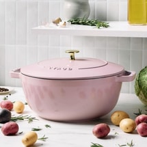 STAUB Château Enameled Cast Iron French Oven 5QT – Peony Pink