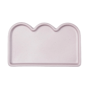 Better Finger 세라믹 구름 디너 플레이트 퍼플, 10.63 × 6.50 × 0.83인치