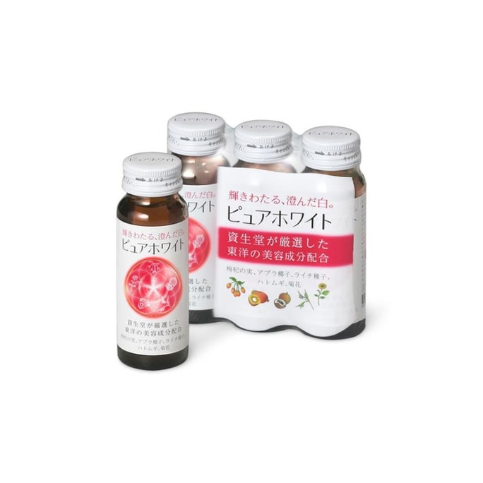 【日本からの直送品】SHISEIDO 美白美白口内液 無添加低カロリー 50ml*3本
