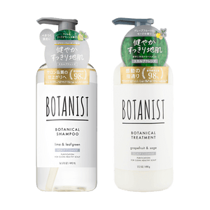 Botanical Hair Conditioner #Grapefruit & Sage 16.6oz + Shampoo #Lime &Leaf green  16.6oz - Scalp Care