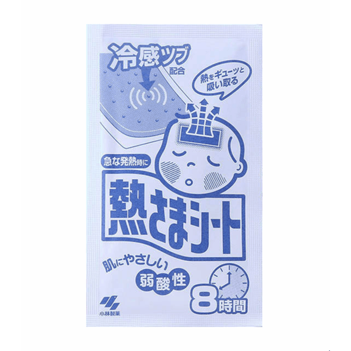 [일본발 다이렉트 메일] 일본 고바야시제약 KOBAYASHI 어린이용 해열패치 유아용 해열패치 2개입 1팩