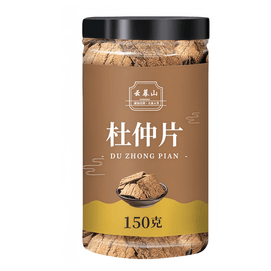 Eucommia Bark Slices 150g Can - Authentic Hubei Origin, Premium Old Tree Thin-Skinned Quality Dried Goods