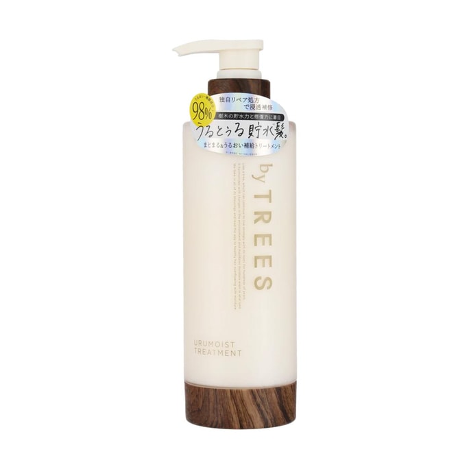 日本byTREES Uru 水潤護髮素 保濕順滑修護乾枯 潤髮護理 450ml