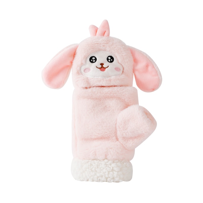 Usb charging plush warm gloves 1 pair