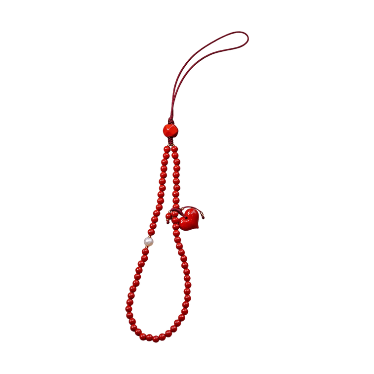 Lingyin Blessing Phone Chain Peace of Mind Zen Style Lucky Pendant 4