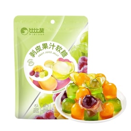 Fruit Juice Gummy Candy fruity gum candy Children online celebrity Snack food【 Mix Flavors】200g