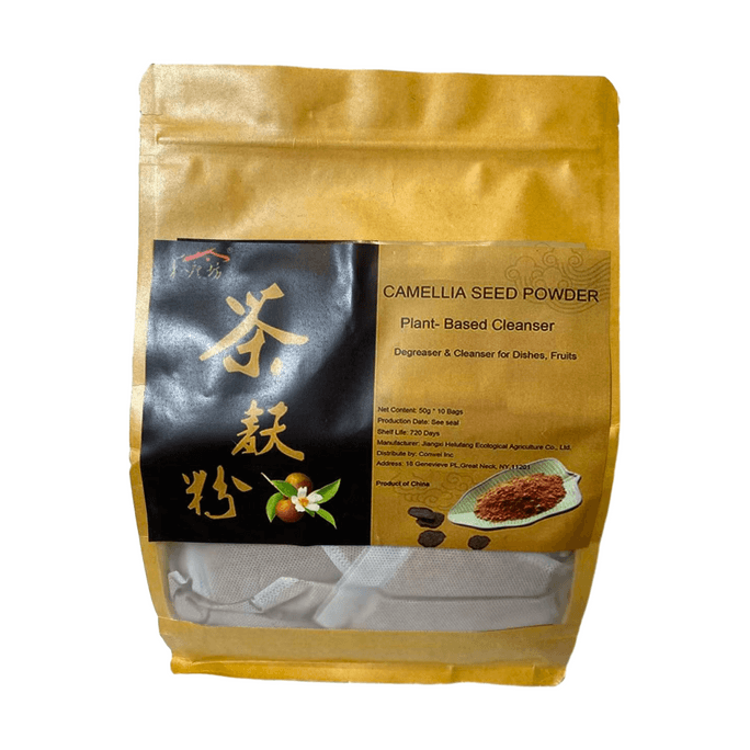 美国 和庐坊 茶麸粉植物清洁剂洗碗洗水果洗头 500g