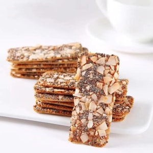 【中国直邮】 琦王 奇亚籽椰子脆片 90g*2盒 网红休闲 健康零食 小吃