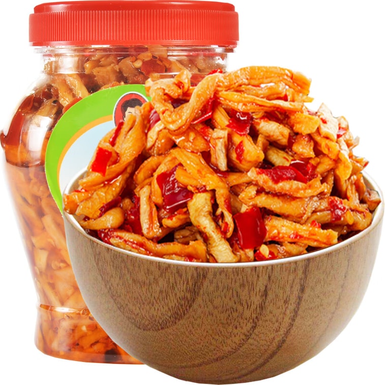 Crisp Pepper And Dried Radish Hunan Farmer's Dish Instant Pickle Radish Sticks 450g*1 3