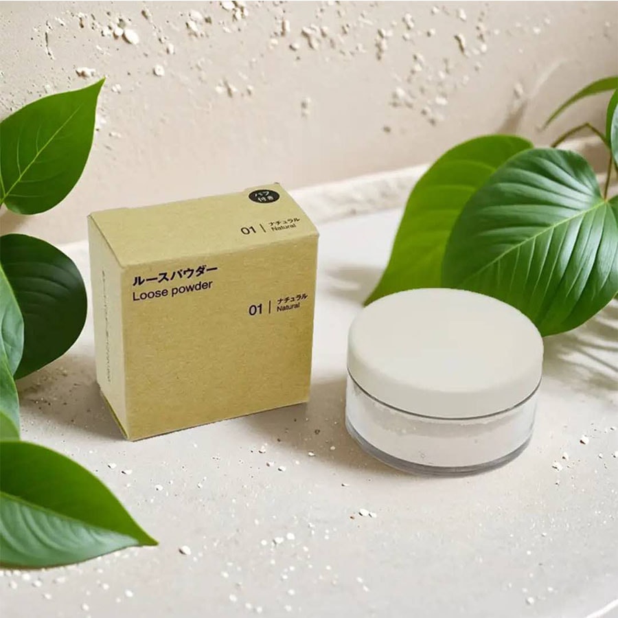 【日本直郵】 日本 MUJI 無印良品 霧面控油蜜粉 自然色 定妝持久 18g