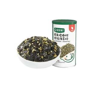 Baozui Changle Cod Fish Seaweed Flakes 40g/罐【No Added Salt·Infant Food·One Year+】 Baby Weaning Meal Topper