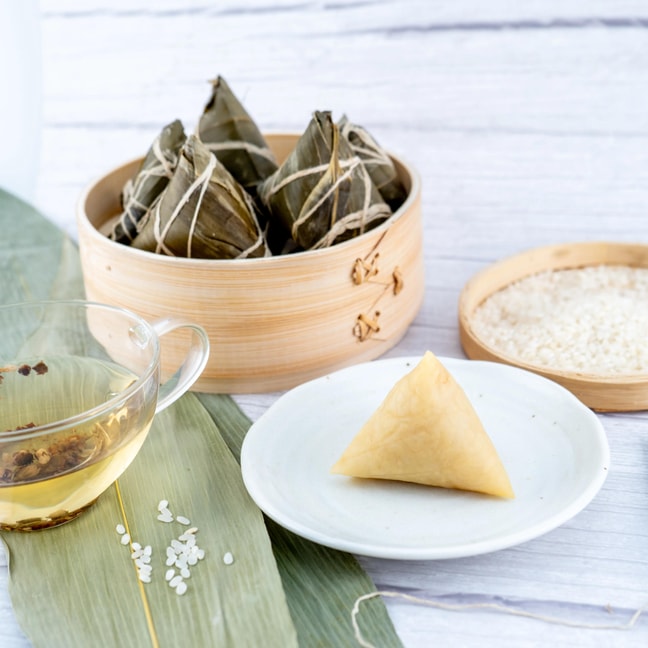 五芳斋 碱水粽 嘉兴粽子 真空6枚入 300g【中华老字号】【端午节粽子】