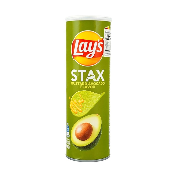 Chips de pommes de terre STAX saveur moutarde avocat 3,17 oz [Avocat frais] [Moutarde acidulée] [Texture croustillante]
