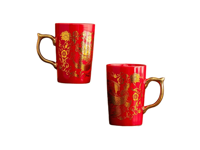 中国直送】故宮博物院文化創作商品：新着商品 - 龍鳳凰調和マグカップ