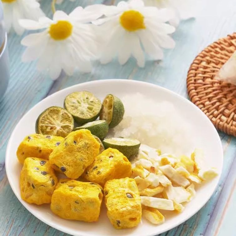 중민표향 아메리칸 패션프루트 금귤 레몬차, 녹차 귤차, 즉석 음료, 여름철에 즐기기 좋은 허브티 티백, 10개입 3