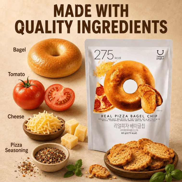 Olive Young Pizza Bagel Chip #Pizza 60g 4