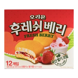 韓國ORION好麗友 雙莓派 12枚入 336g