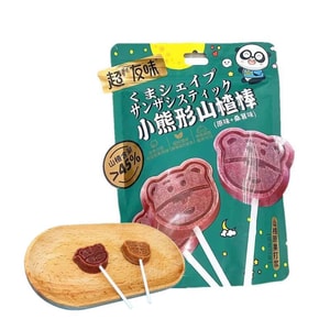 超友味 小熊形山楂棒 原味+桑葚味 選用肉質飽滿山楂 鮮果製作 軟糯可口 酸甜美味 102g