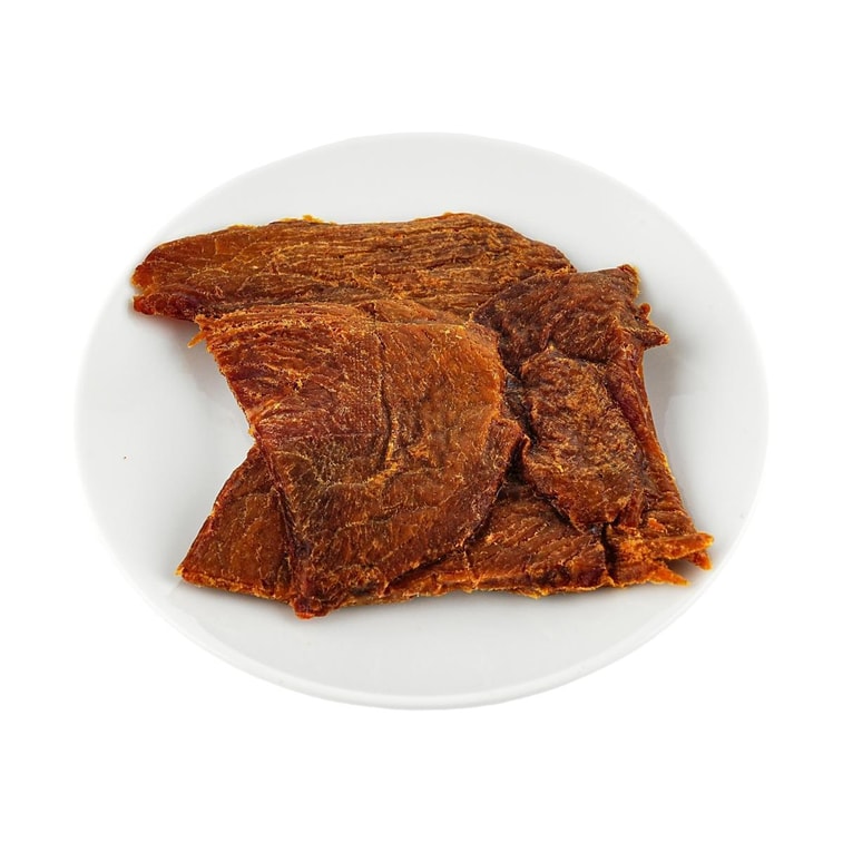 米宝 真牛厚切牛肉干 原味+辣味 85g*2包【2种口味组合装】 【USDA认证】【100%原切牛肉 浓郁肉香】【低卡高蛋白健康零食】 8
