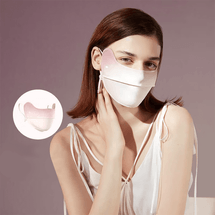 UV 선 프로텍티브 페이스 마스크 - 눈 보호 - 핑크색 원사이즈 모든 사이즈 포장은 다를 수 있음
