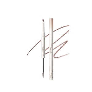 Double-headed shaping eyebrow pencil, Wild Eyebrow, Machete Eyebrow Pencil 02 Hippie Dark Brown 1 piece