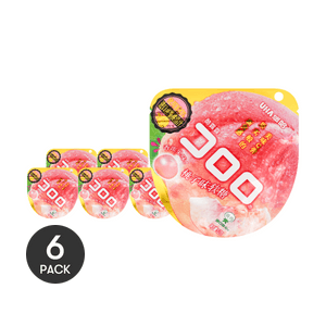 ピーチ風味ゼリーグミキャンディ 1.83オンス×6【6パック】