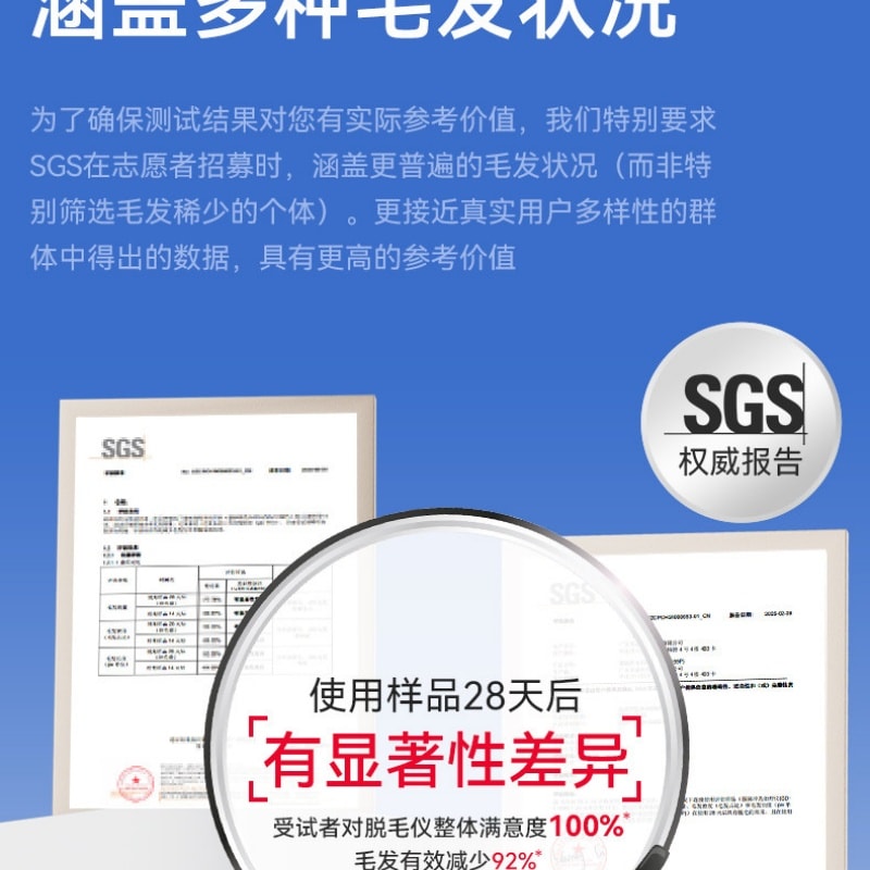 【中国直邮】 康佳 冰点医用蓝宝石脱毛仪家用唇毛腋下私处全身可用  一件装