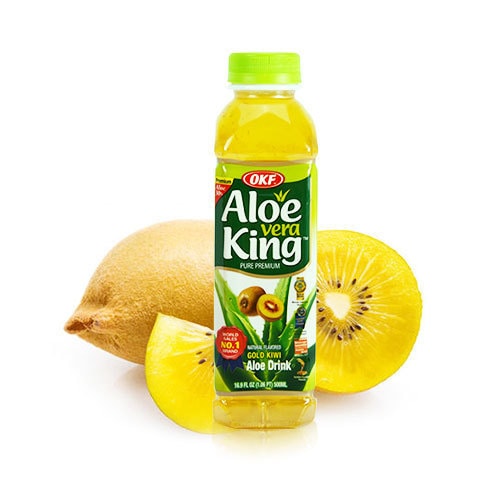 Okf Aloe Vera King Golden Kiwi Aloe Drink 500ml 3023