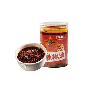 【中国直邮】 玖福记 玖福记拌鸡架同款秘制辣椒油香辣正宗红油麻辣拌面拌饭油泼辣子240g*1罐