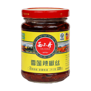 눈 연꽃 고추 채 7.76oz 신장 스타일 튀기지 않은 밥과 국수용 매운 소스