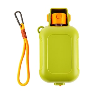 AIWO艾窩 寵物外出飲水杯 隨行喝水杯攜帶兩用杯 綠色