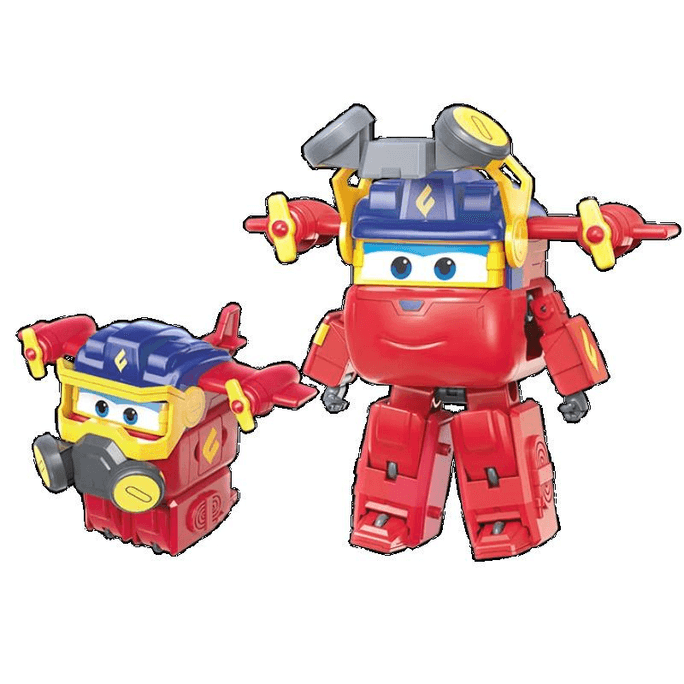 【中国直邮】 奥迪双钻 超级飞侠消防员大程变形机器人  1 件