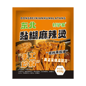 [중국 직송] 빌리지 당나귀 홈 공장 직판 대용량 458g (홍보대 상품) 매운 훠궈 찹쌀떡 동북식 매운 훠궈 간편식 458g*1