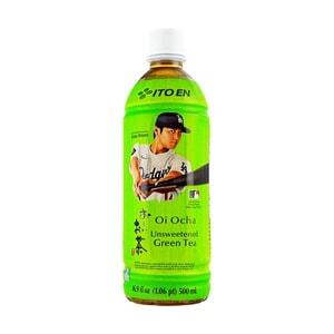 日本ITO EN伊藤园 无糖绿茶饮料 500ml【0糖0脂低卡 健康无添加】【大谷翔平同款】【Itzy Yeji同款】